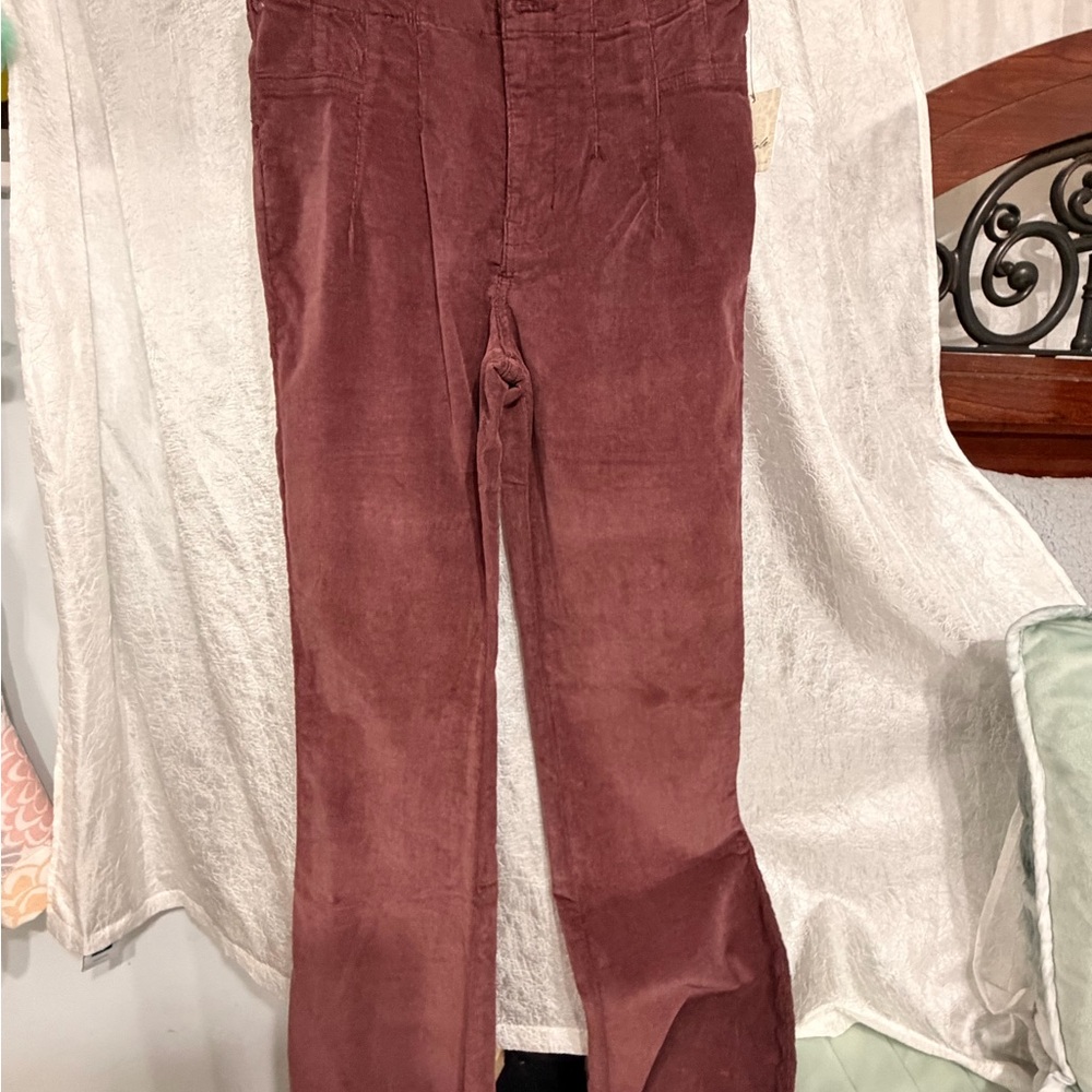 We The Free Women's Flare chocolate truffle dark brown Pants -
